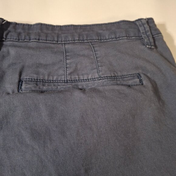 Womens Cotton Bermuda Shorts Size 10 Cotton Spandex w Stretch Dusty Blue George - Picture 8 of 10